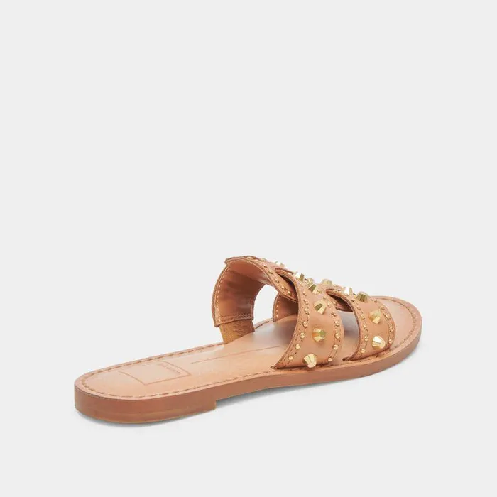 Sandals Shop Dolce Vita Wesla Stud Sandals Honey Leather Honey Leather