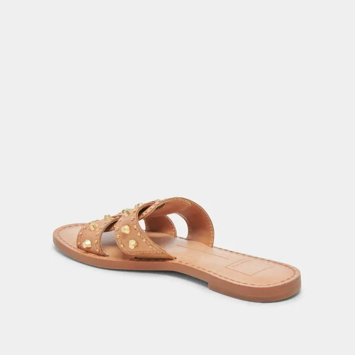Sandals Shop Dolce Vita Wesla Stud Sandals Honey Leather Honey Leather