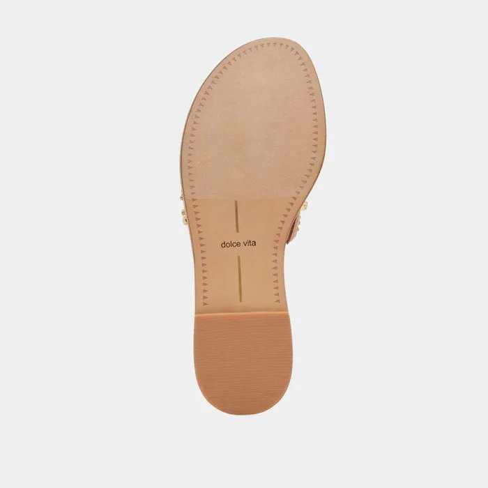 Sandals Shop Dolce Vita Wesla Stud Sandals Honey Leather Honey Leather