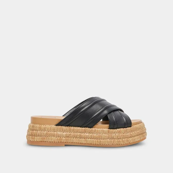 Sandals Shop Dolce Vita Weslee Sandals Black Leather Black Leather