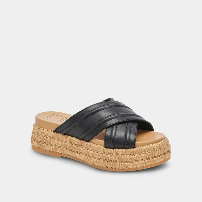 Sandals Shop Dolce Vita Weslee Sandals Black Leather Black Leather