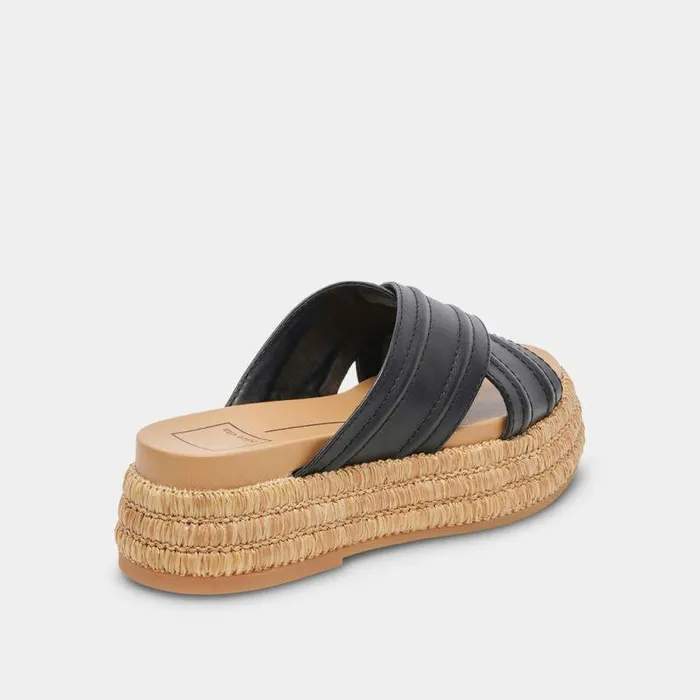 Sandals Shop Dolce Vita Weslee Sandals Black Leather Black Leather