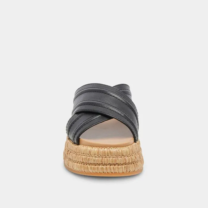 Sandals Shop Dolce Vita Weslee Sandals Black Leather Black Leather
