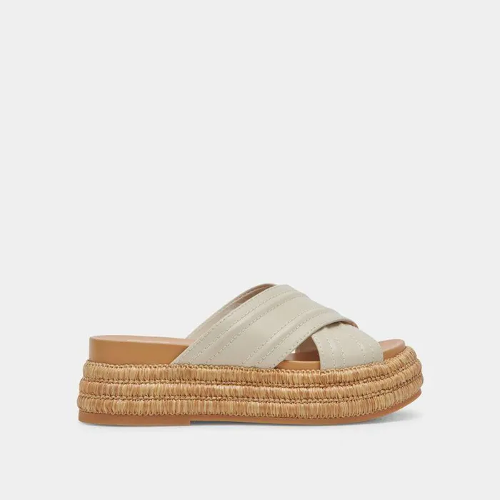 Sandals Shop Dolce Vita Weslee Sandals Ivory Leather Ivory Leather