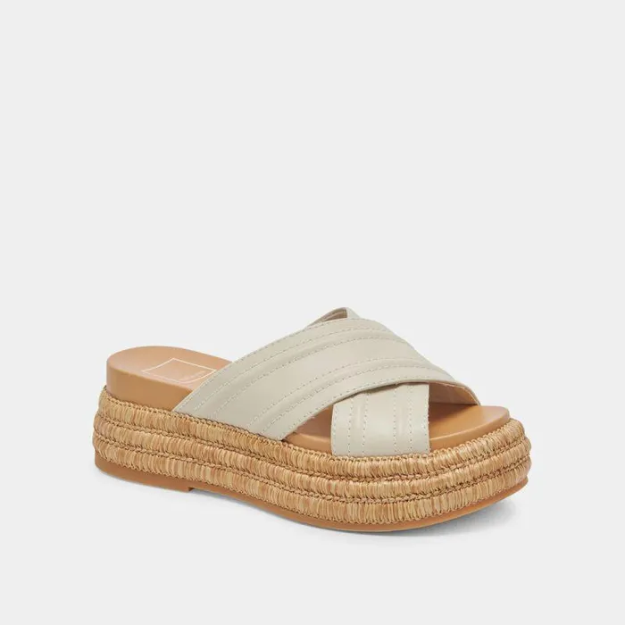Sandals Shop Dolce Vita Weslee Sandals Ivory Leather Ivory Leather