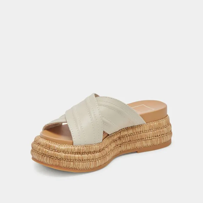Sandals Shop Dolce Vita Weslee Sandals Ivory Leather Ivory Leather
