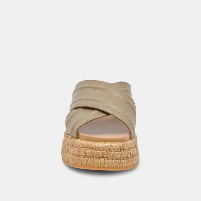 Sandals Shop Dolce Vita Weslee Sandals Olive Leather Olive Leather