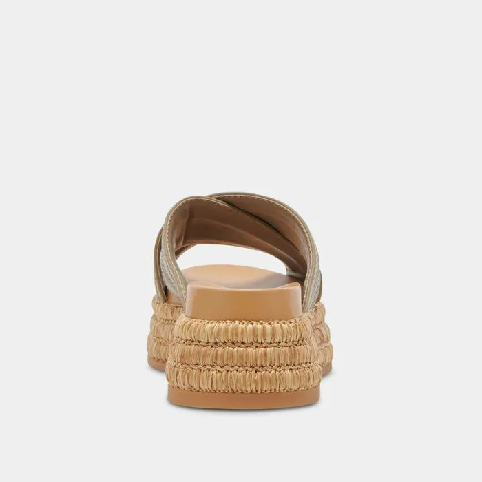 Sandals Shop Dolce Vita Weslee Sandals Olive Leather Olive Leather