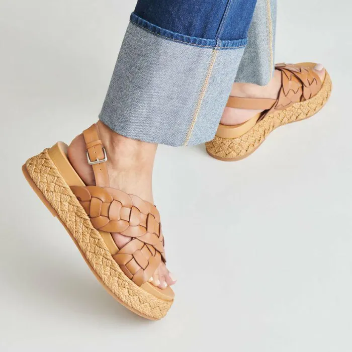 Sandals Shop Dolce Vita Winder Sandals Tan Leather Tan Leather