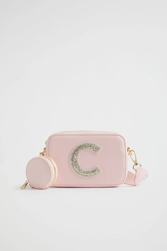 Seed Heritage Bags Glitter Initial Bag C 8211 Girl