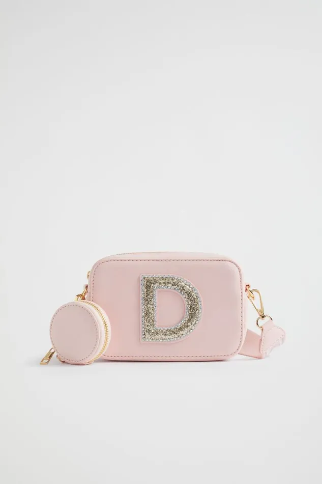 Seed Heritage Bags Glitter Initial Bag D 8211 Girl