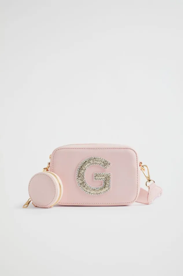 Seed Heritage Bags Glitter Initial Bag G 8211 Girl