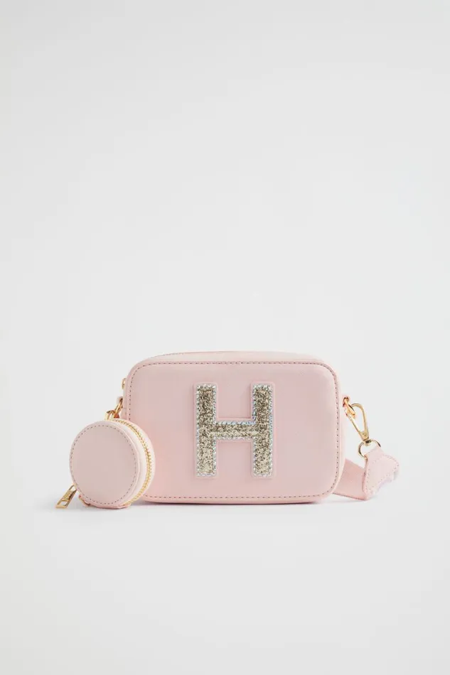 Seed Heritage Bags Glitter Initial Bag H 8211 Girl