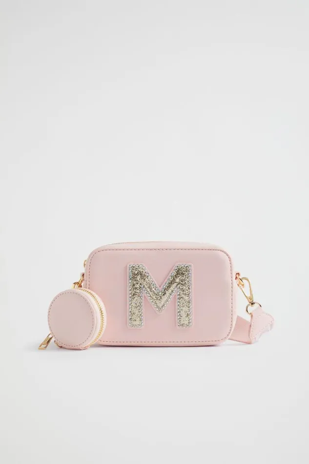 Seed Heritage Bags Glitter Initial Bag M 8211 Girl