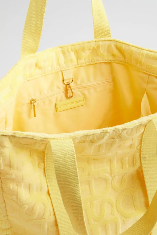 Seed Heritage Beach Bags Seed Logo Beach Bag Lemon Drop 8211 Woman