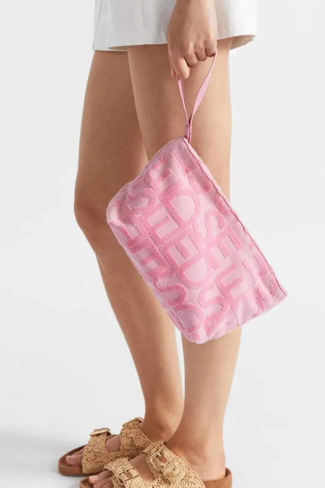 Seed Heritage Beach Bags Seed Logo Pouch Candy Pink 8211 Woman
