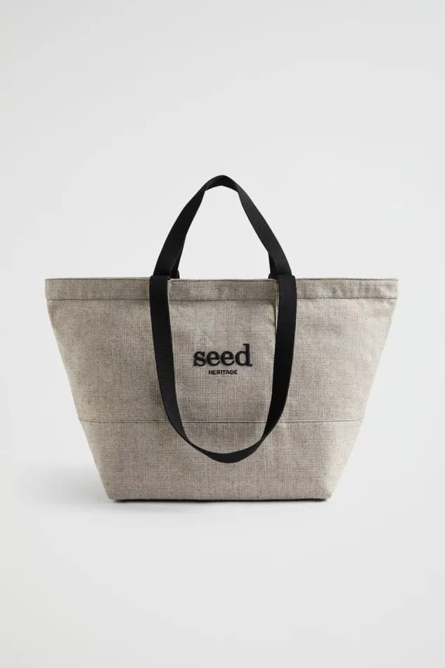 Seed Heritage Beach Bags Seed Overnight Bag Black Natural 8211 Woman