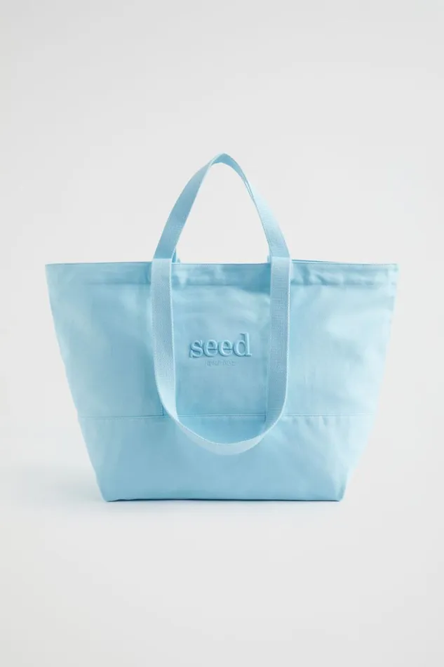 Seed Heritage Beach Bags Seed Overnight Bag Shimmer Blue 8211 Woman