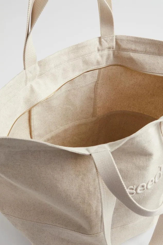 Seed Heritage Beach Bags Seed Overnight Bag Stone Natural 8211 Woman