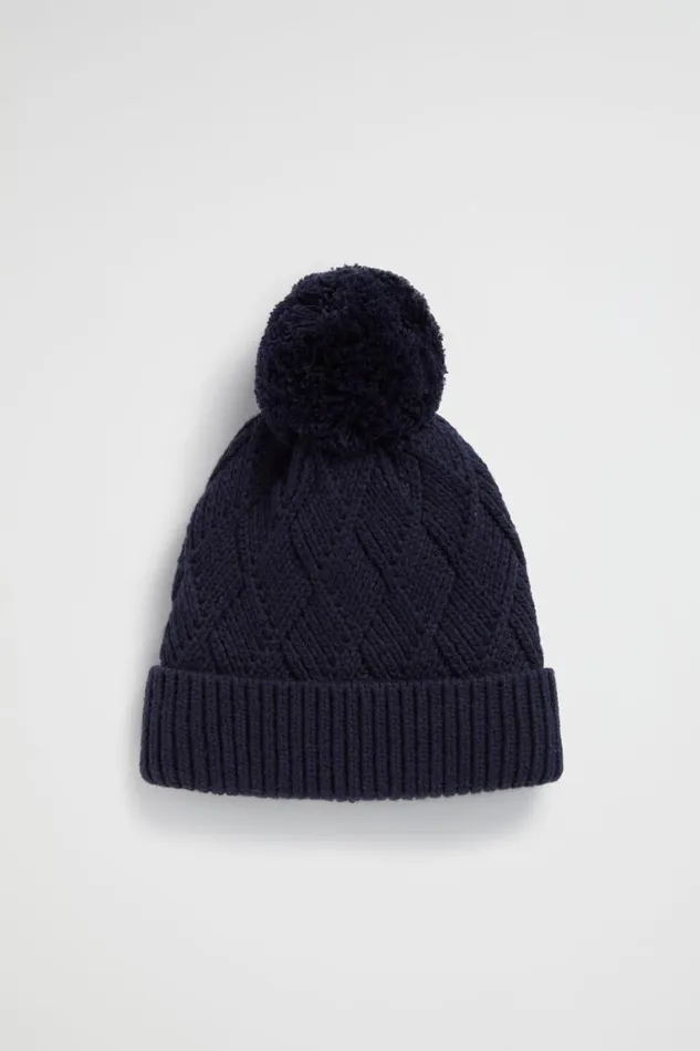 Seed Heritage Beanies Twisted Cable Beanie Midnight Blue 8211 Baby