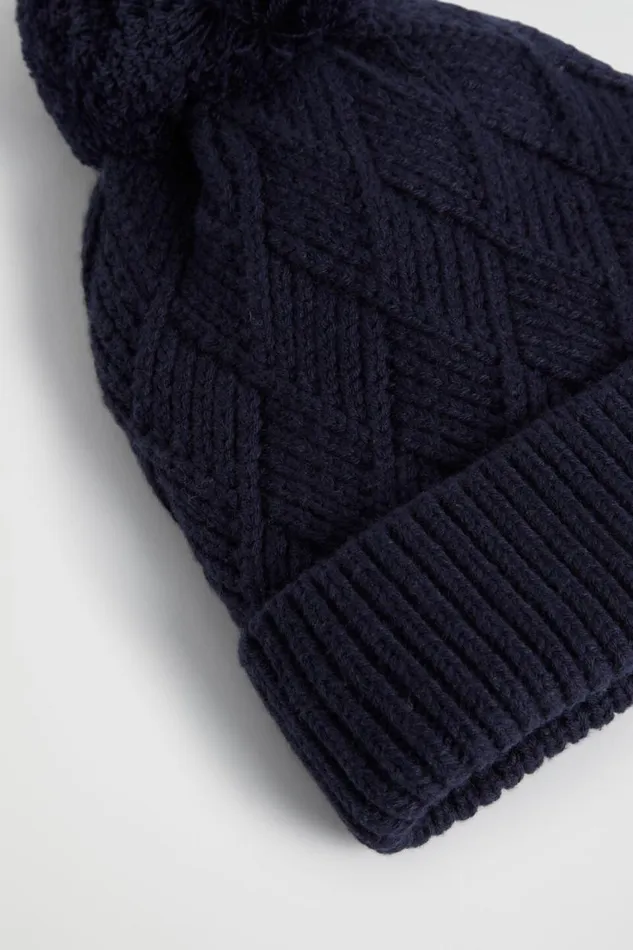 Seed Heritage Beanies Twisted Cable Beanie Midnight Blue 8211 Baby