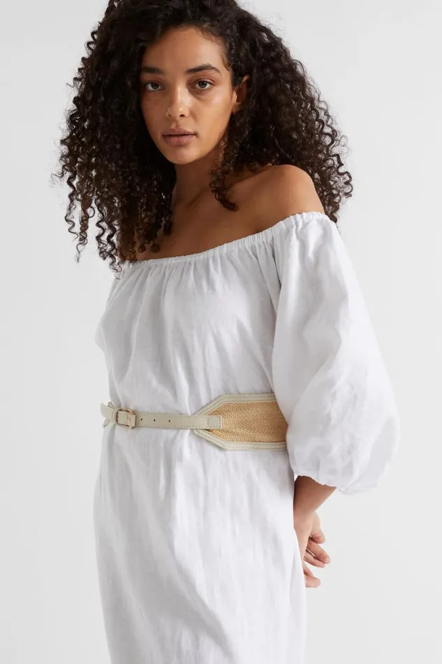 Seed Heritage Belts Elena Wide Waist Belt Stone 8211 Woman