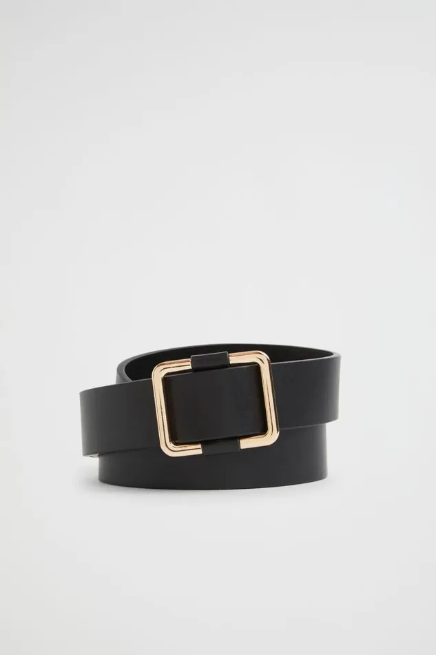 Seed Heritage Belts Naomi Leather Hip Belt Black 8211 Woman