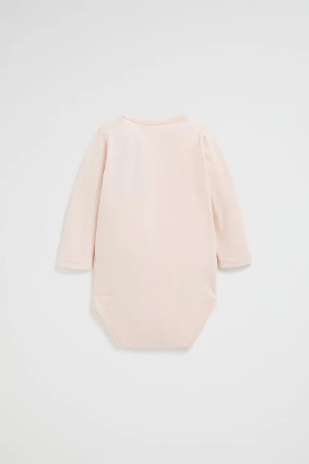 Seed Heritage Bodysuits and Onesies Core Logo Bodysuit Rosewater 8211 Newborn