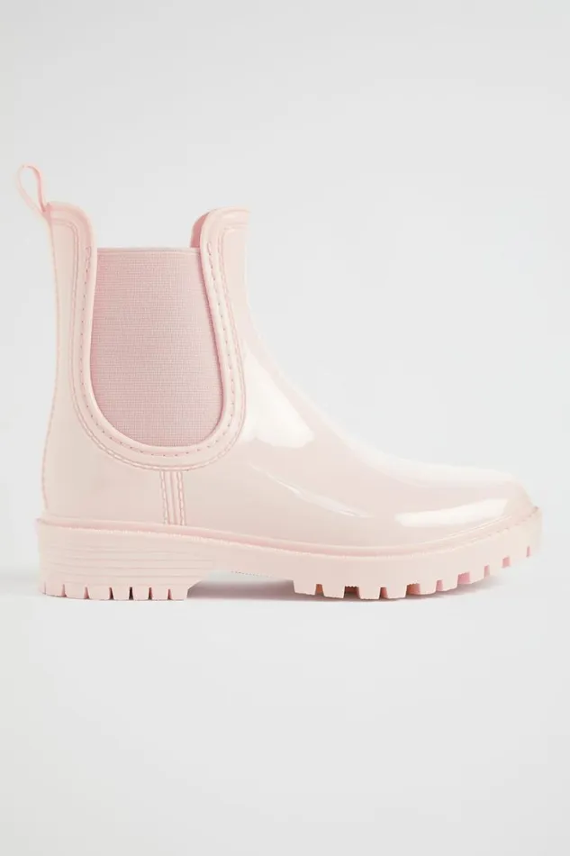 Seed Heritage Boots Gusset Shiny Gumboot Dusty Rose 8211 Girl