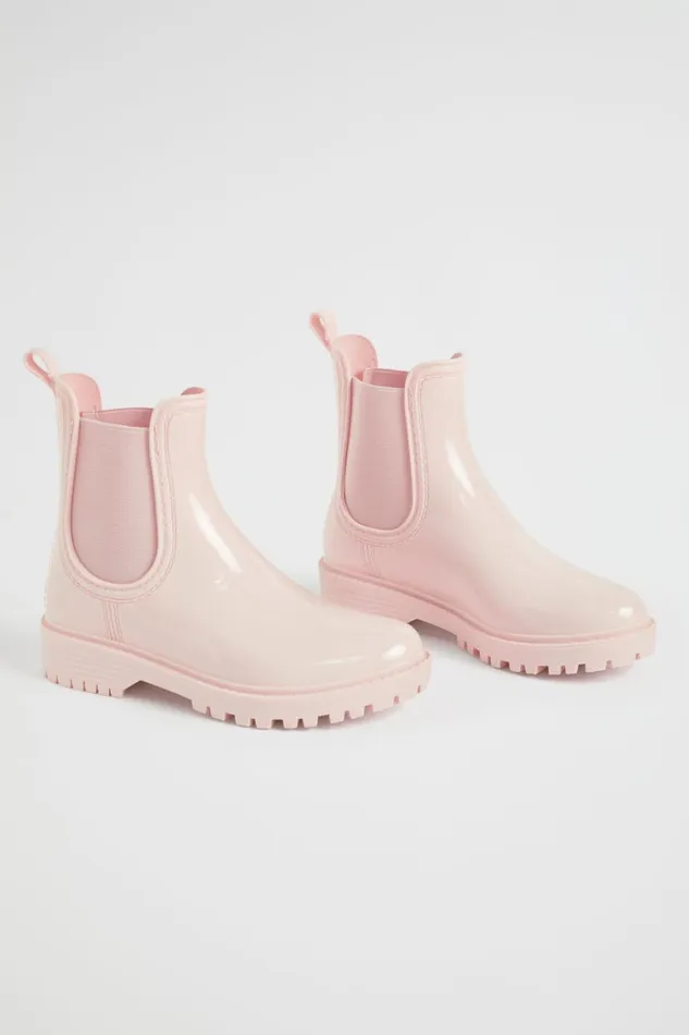 Seed Heritage Boots Gusset Shiny Gumboot Dusty Rose 8211 Girl