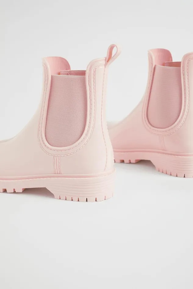 Seed Heritage Boots Gusset Shiny Gumboot Dusty Rose 8211 Girl