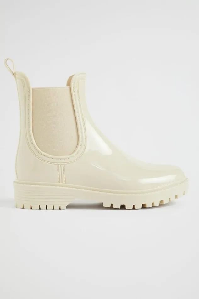 Seed Heritage Boots Gusset Shiny Gumboot Stone 8211 Girl