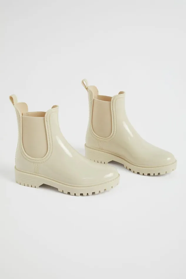 Seed Heritage Boots Gusset Shiny Gumboot Stone 8211 Girl