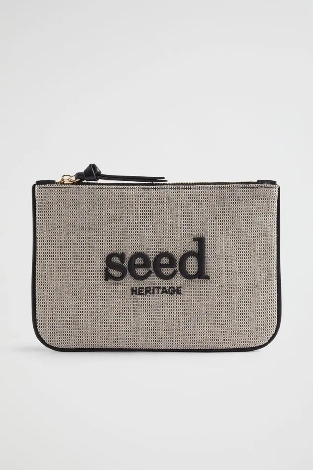 Seed Heritage Cosmetic Bags Seed Pouch Black Natural 8211 Woman