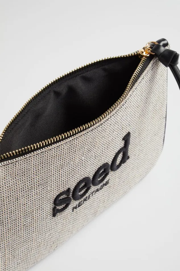 Seed Heritage Cosmetic Bags Seed Pouch Black Natural 8211 Woman