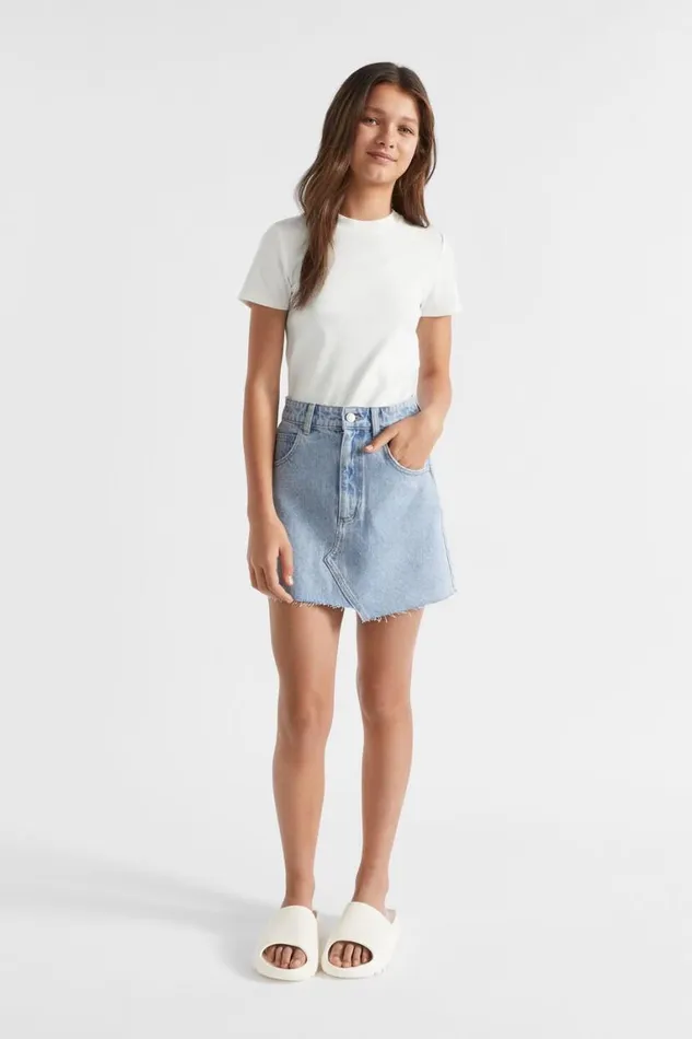 Seed Heritage Denim and Jeans A Line Denim Skirt Vintage Wash 8211 Teen Girl
