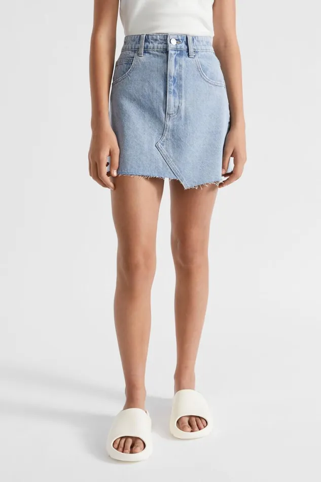 Seed Heritage Denim and Jeans A Line Denim Skirt Vintage Wash 8211 Teen Girl