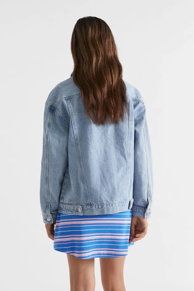Seed Heritage Denim and Jeans Boyfriend Denim Jacket Vintage Wash 8211 Teen Girl