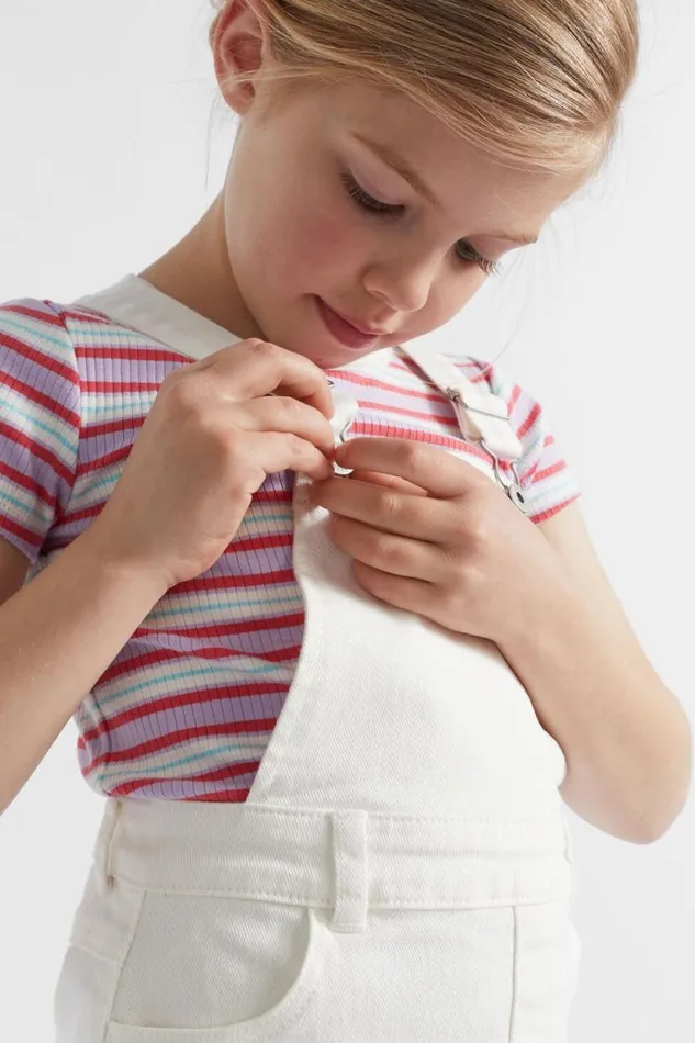 Seed Heritage Denim and Jeans Cargo Pinafore Canvas Wash 8211 Girl