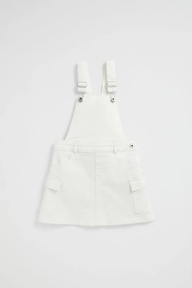 Seed Heritage Denim and Jeans Cargo Pinafore Canvas Wash 8211 Girl