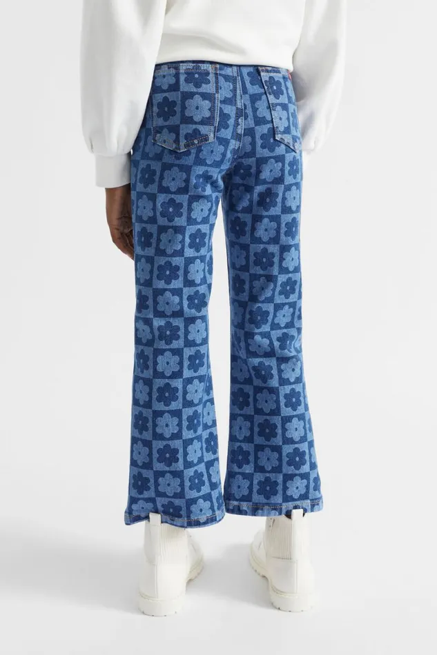 Seed Heritage Denim and Jeans Checked Jean Indigo 8211 Girl
