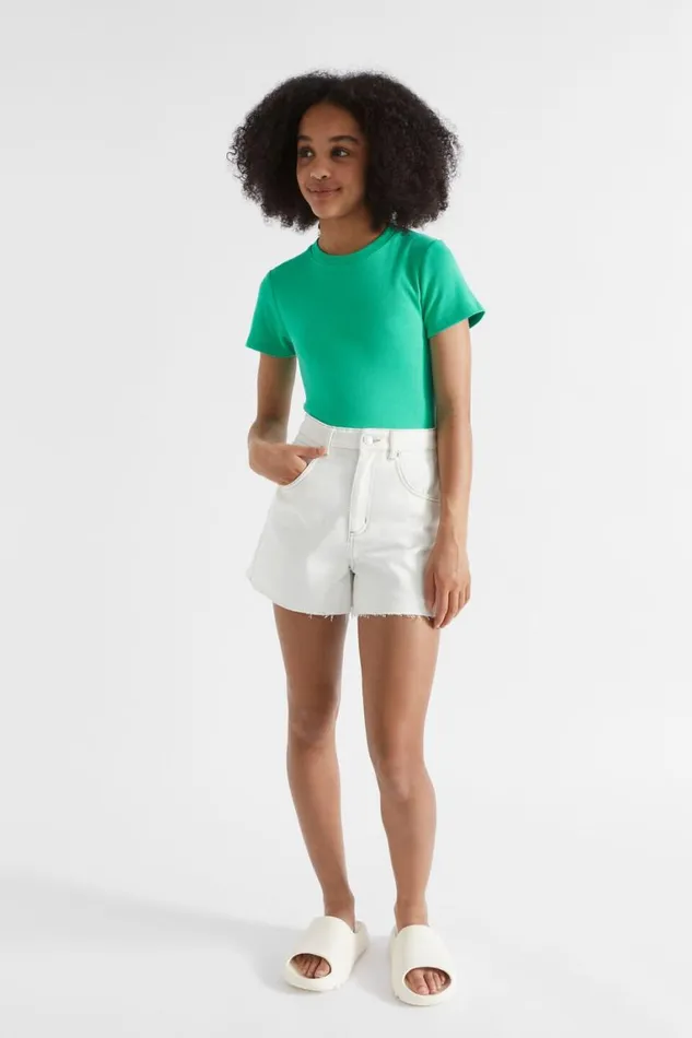 Seed Heritage Denim and Jeans Core Denim Short White 8211 Teen Girl