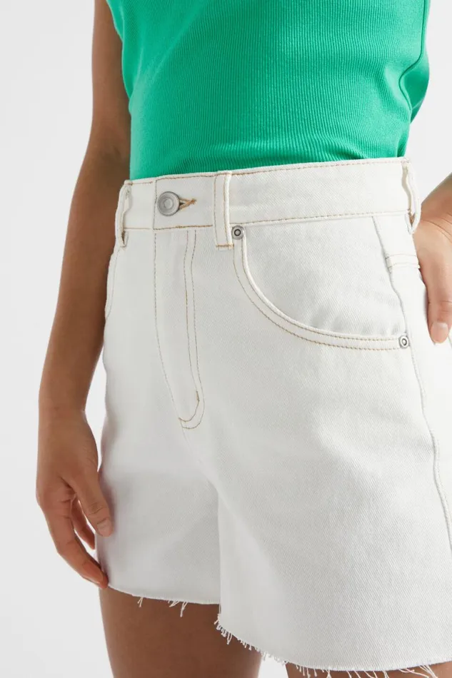 Seed Heritage Denim and Jeans Core Denim Short White 8211 Teen Girl