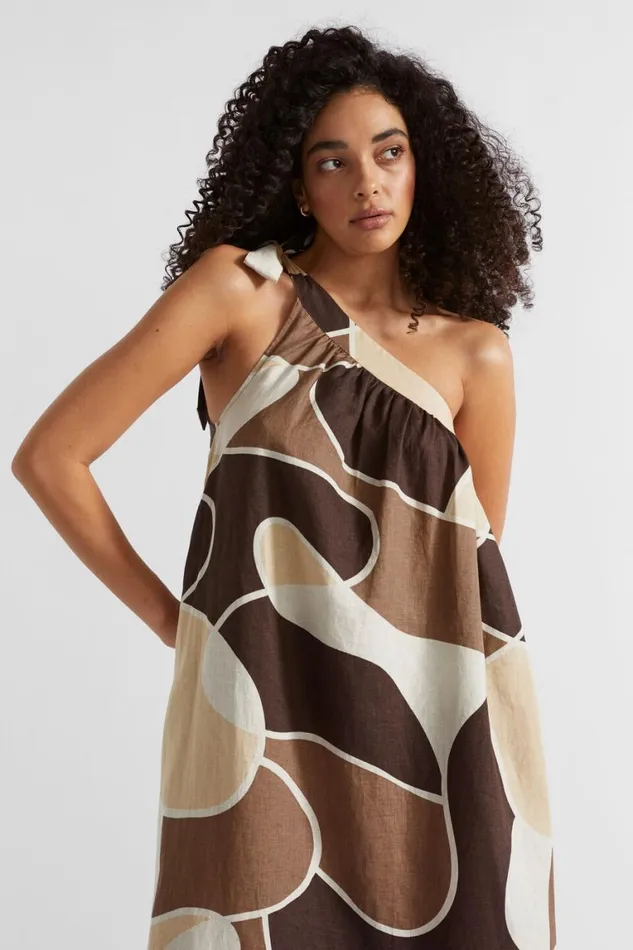 Seed Heritage Dresses Abstract Maxi Dress Woodland Abstract 8211 Woman