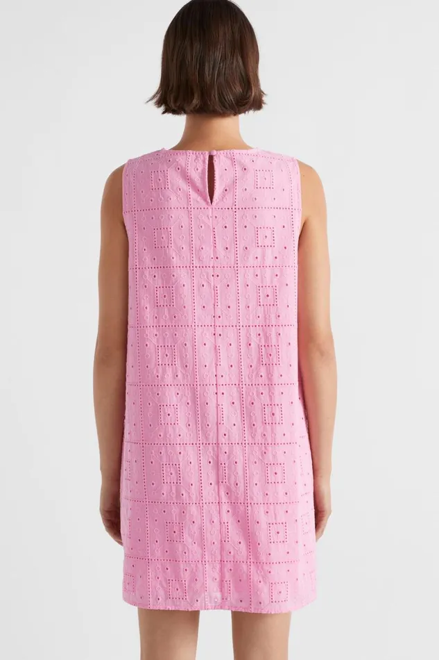 Seed Heritage Dresses Broderie Mini Dress Pink Gin 8211 Woman