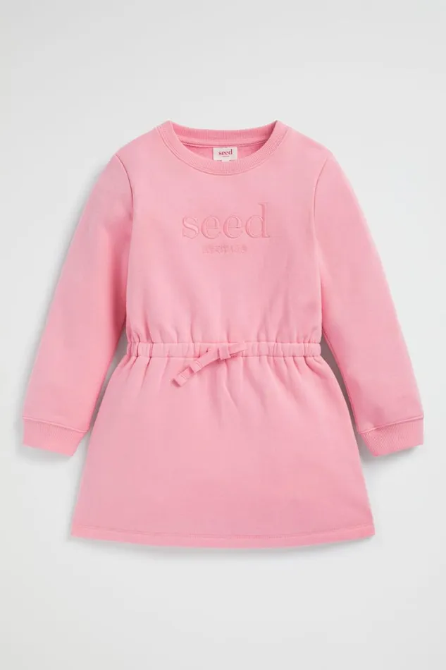 Seed Heritage Dresses Core Logo Dress Camelia 8211 Girl