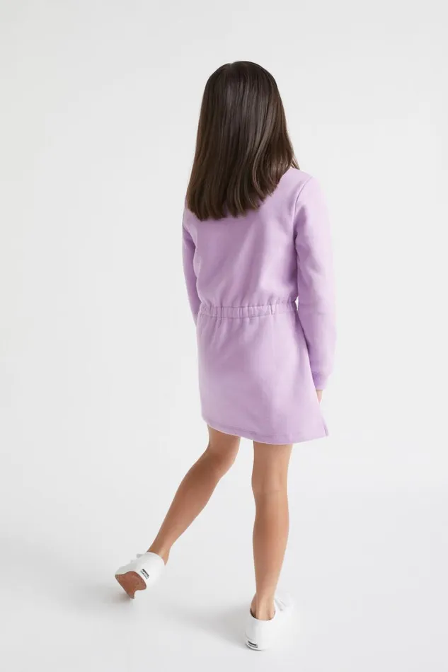 Seed Heritage Dresses Core Logo Dress Lilac 8211 Girl