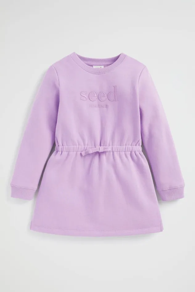 Seed Heritage Dresses Core Logo Dress Lilac 8211 Girl