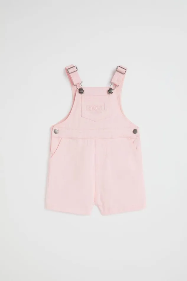 Seed Heritage Dresses Core Logo Overall Dusty Rose 8211 Baby