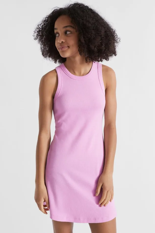 Seed Heritage Dresses Core Rib Tank Dress Soft Orchid 8211 Teen Girl